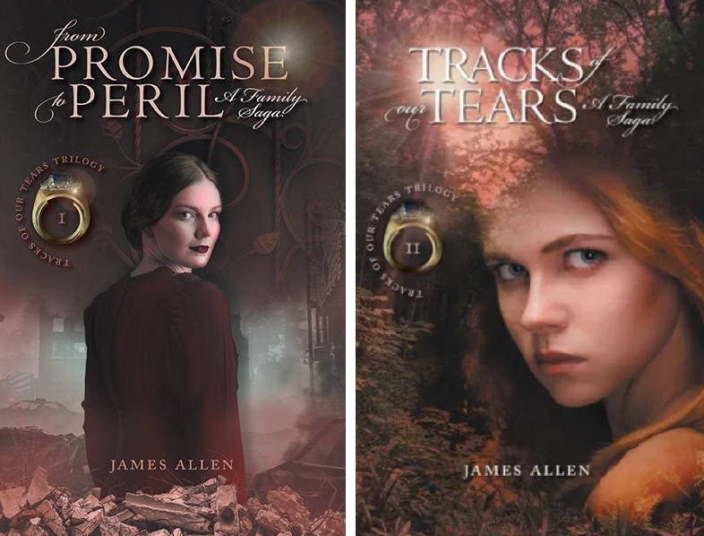 The original first-edition covers for From Promise to Peril and Tracks of Our Tears