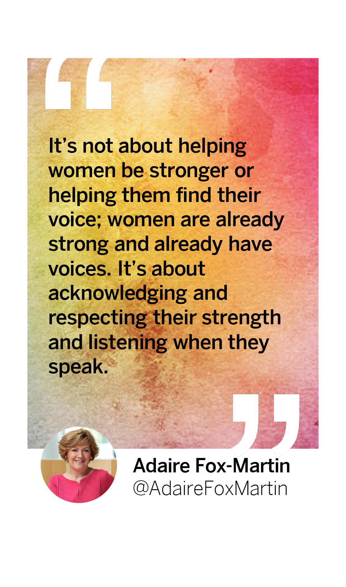 International Women’s Day quote